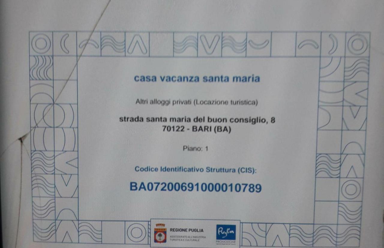 Casa Vacanze Santa Maria Villa Bari Luaran gambar